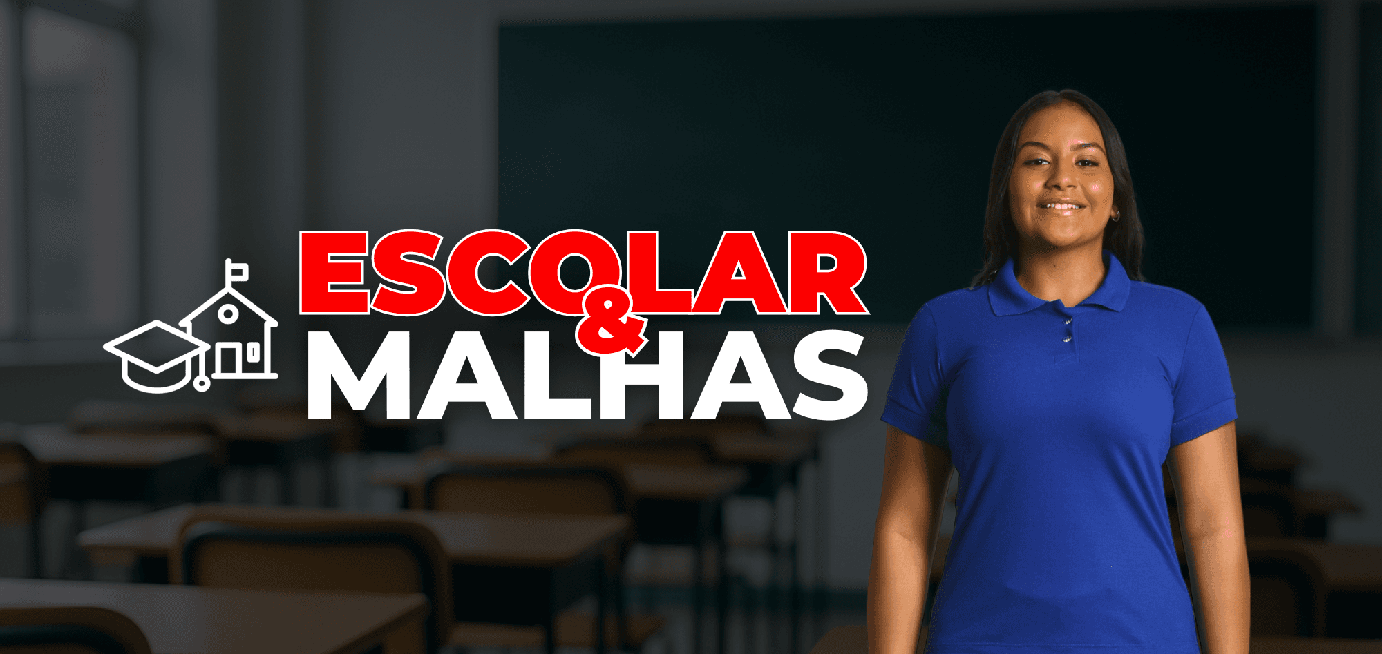 Uniforme escolar em malha