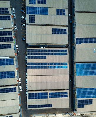 Instalação de placas de energia solar